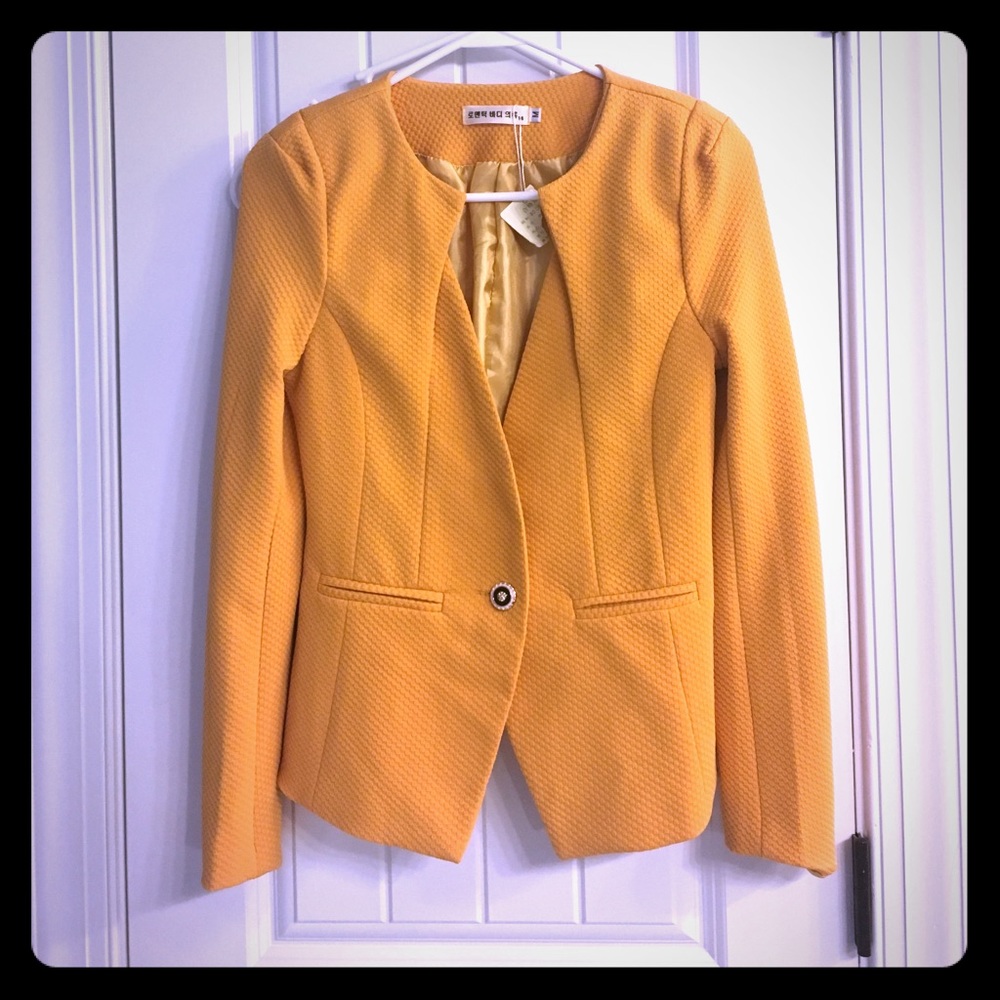 Mustard Tailored Jacket